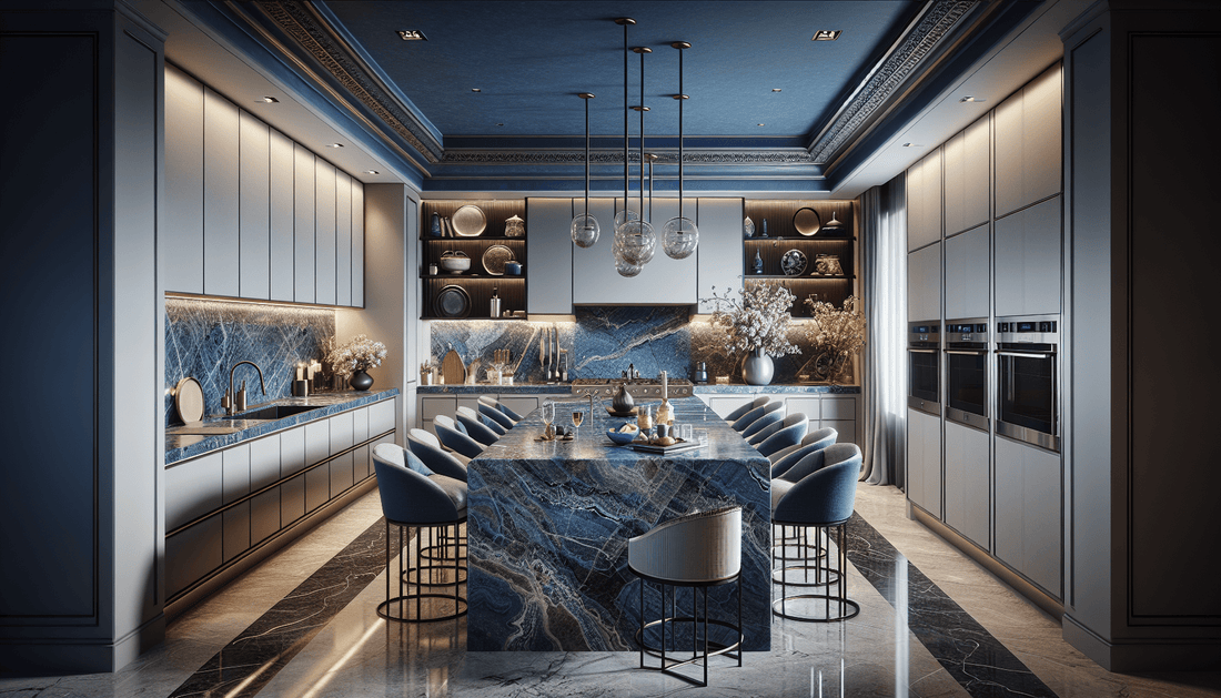 Transform Your Home with Luxurious Blue Granite Countertops - Zicana Boutique