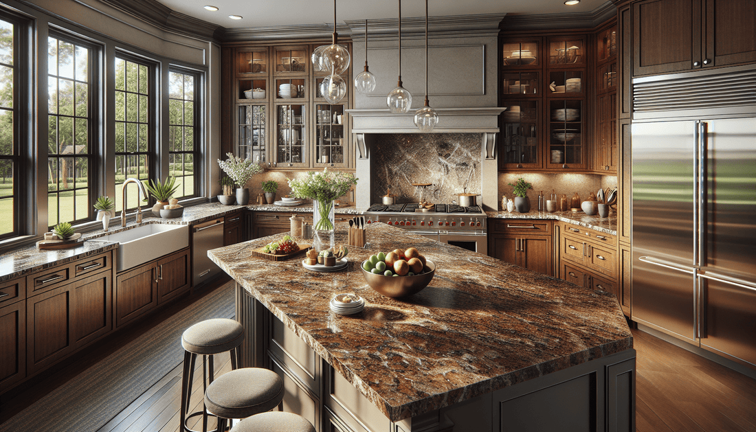 Transform Your Home with Stunning Brown Granite Countertops - Zicana Boutique