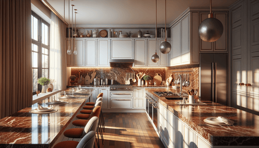 Transform Your Kitchen with Exquisite Brown Granite Countertops - Z Boutique by Marble Couture