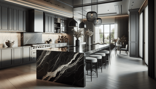 Transform Your Space with a Black Quartzite Countertop - Z Boutique by Marble Couture