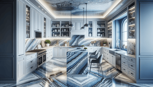 Transform Your Space with Blue and White Granite Countertops - Z Boutique by Marble Couture