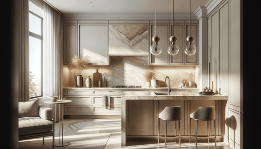 Transform Your Space with Elegant Beige Quartzite Countertops - Z Boutique by Marble Couture