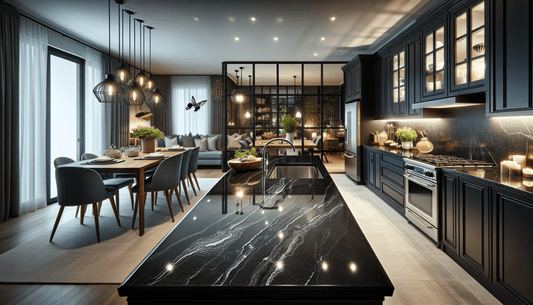 Transform Your Space with Elegant Black Granite Countertops - Z Boutique by Marble Couture