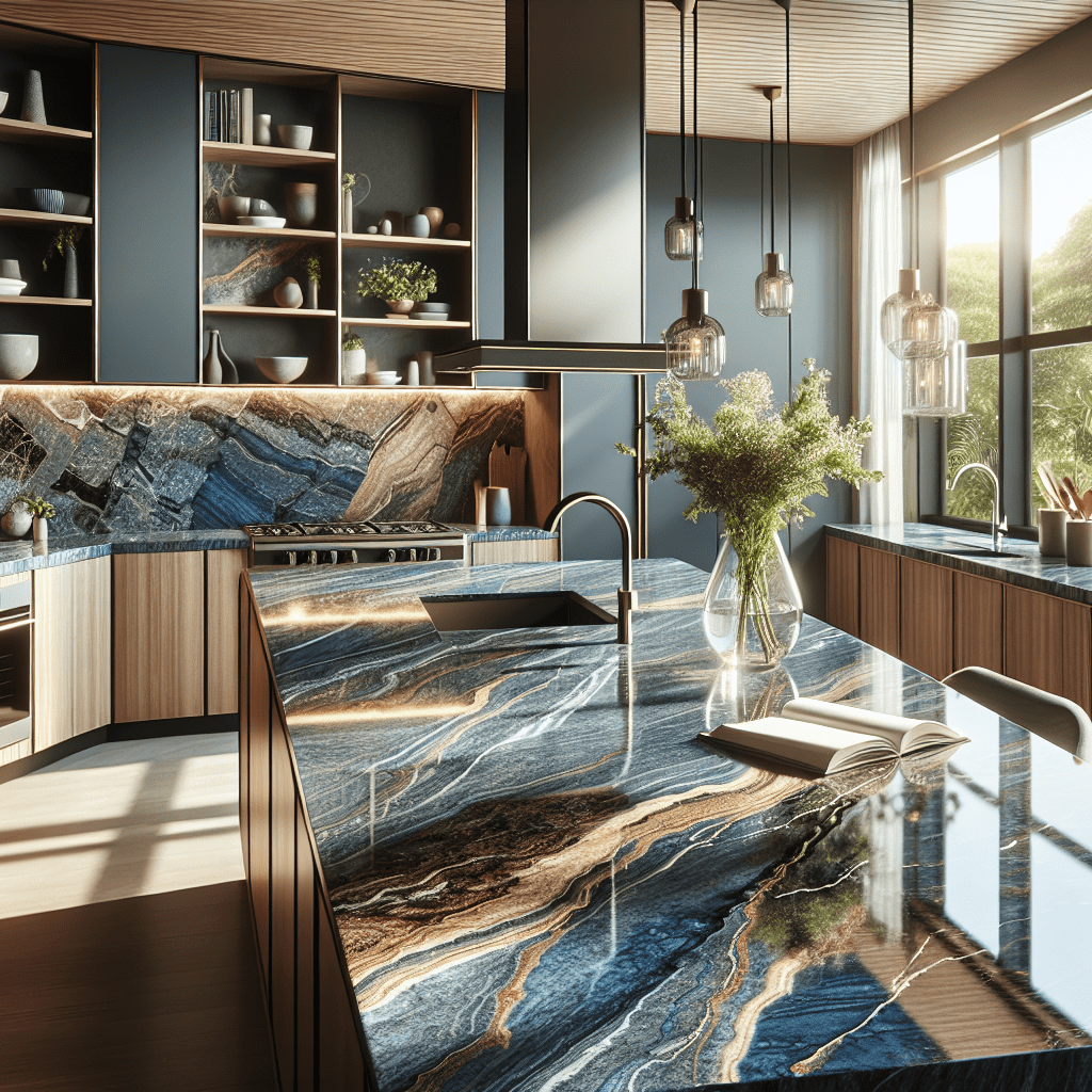 Transform Your Space with Elegant Blue Granite Countertops from Zicana ...