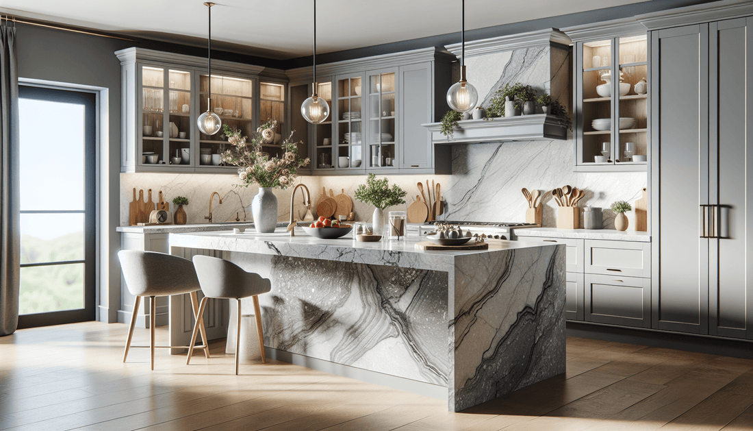 Transform Your Space with Elegant Grey Quartz Countertops - Z Boutique by Marble Couture