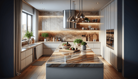 Transform Your Space with Light Brown Granite Countertops - Z Boutique by Marble Couture