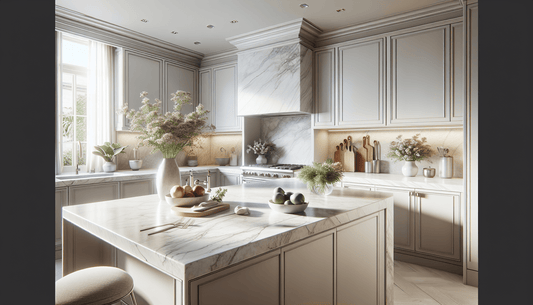 Transform Your Space with Light Brown Marble Countertops - Z Boutique by Marble Couture