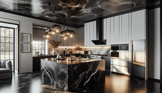 Transform Your Space with Luxurious Black Marble Kitchen Countertops - Z Boutique by Marble Couture