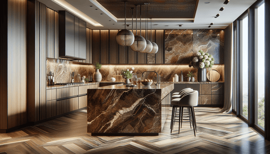 Transform Your Space with Luxurious Granite Brown Countertops - Z Boutique by Marble Couture