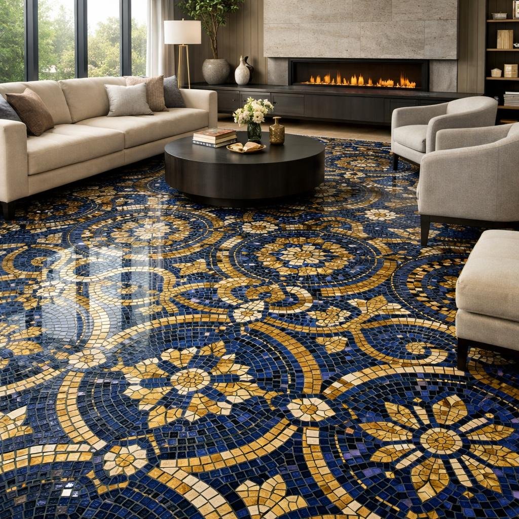 Transform Your Space with Luxury Flooring Mosaic Tiles - Zicana Boutique