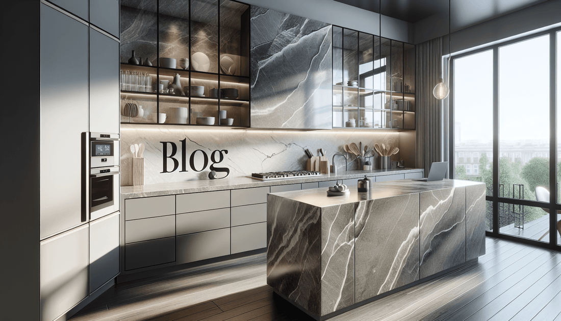 Transform Your Space with Premium Grey Quartzite Slabs - Z Boutique by Marble Couture