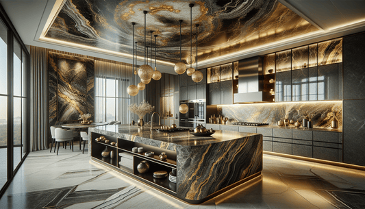 Transform Your Space with Premium Titanium Granite Slabs - Z Boutique by Marble Couture