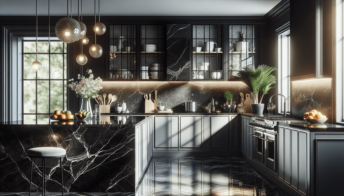 Transform Your Space with Stunning Black Granite Countertops - Z Boutique by Marble Couture