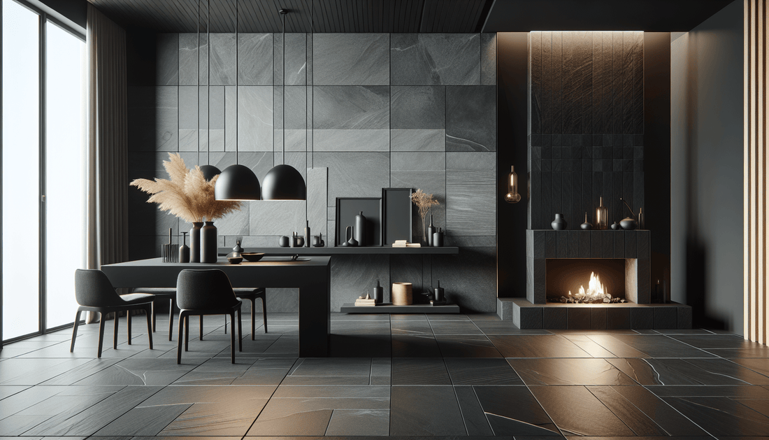 Transform Your Space with Stunning Black Slate Stone Solutions - Zicana Boutique