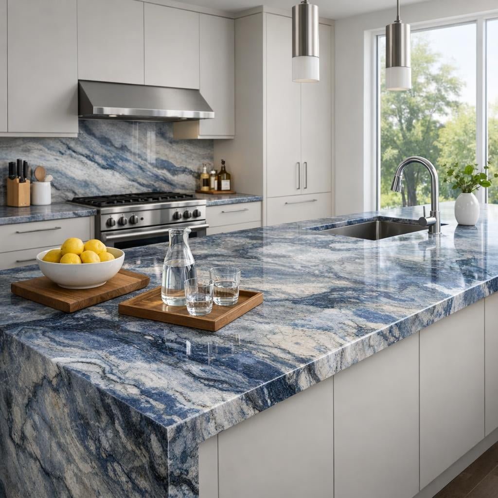 Transform Your Spaces with Blue Tempest Quartzite by Zicana - Zicana Boutique