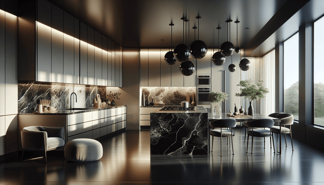 Transforming Spaces with Luxurious Black Onyx Countertops - Z Boutique by Marble Couture