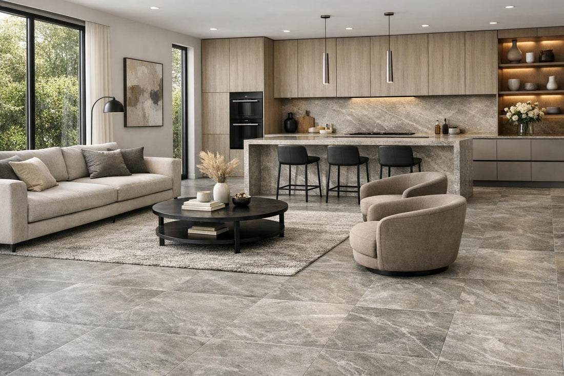 Travertino Grey Raphael Porcelain: Elegance for Professionals and Homeowners - Zicana Boutique