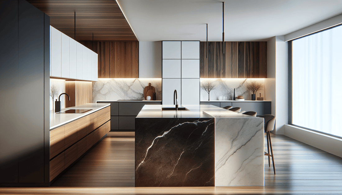 Two-Tone Countertops: Stylish Combinations for Sophisticated Design Solutions - Z Boutique by Marble Couture