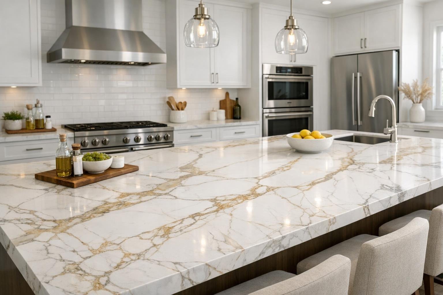Ultimate Marble Top for Kitchen Elegance and Durability – Zicana Boutique