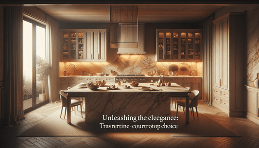 Unleashing the Elegance: Travertine as a Countertop Choice - Z Boutique by Marble Couture
