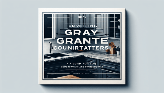 Unveiling Gray Granite Countertops: A Guide for Homeowners and Professionals - Z Boutique by Marble Couture