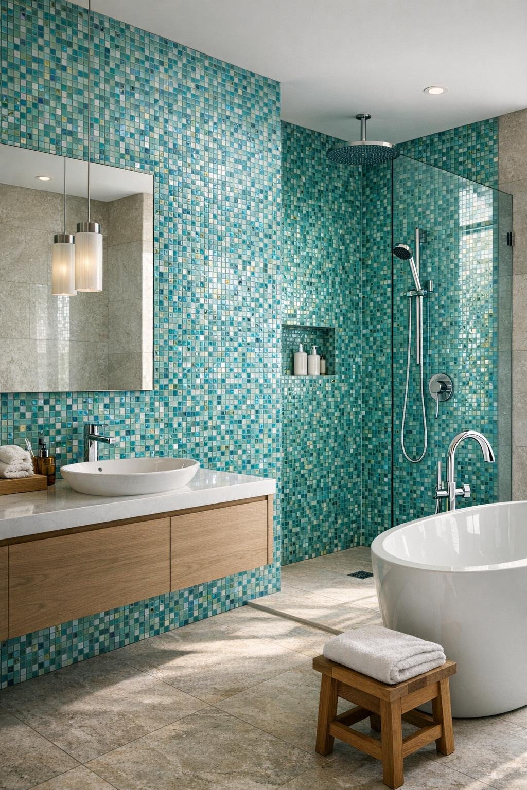 Upgrade Spaces: Bisazza VTC 20.10 Glass Mosaic for Professionals - Zicana Boutique