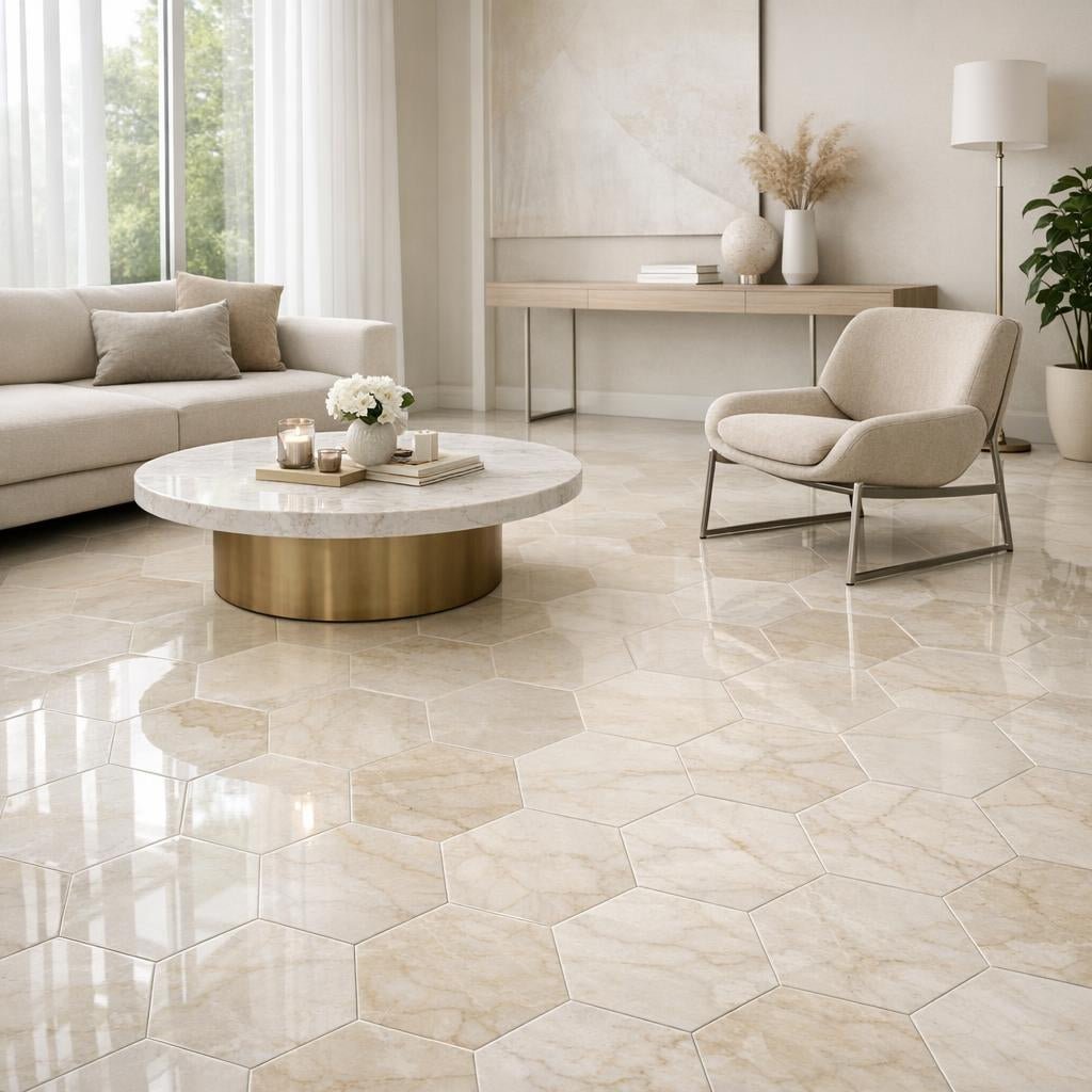 Vanilla Creme Marble: Elevate Spaces with Zicana Boutique - Zicana Boutique