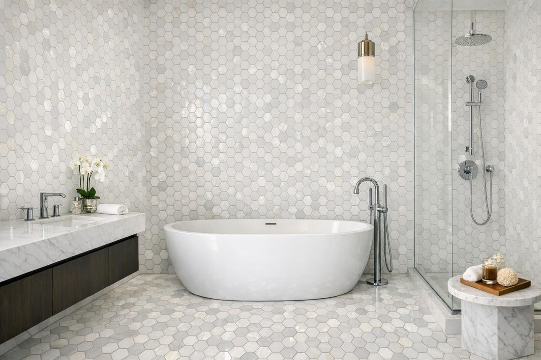 Veloce Hexagon Mosaic Elegance for Discerning Homes and Experts - Zicana Boutique