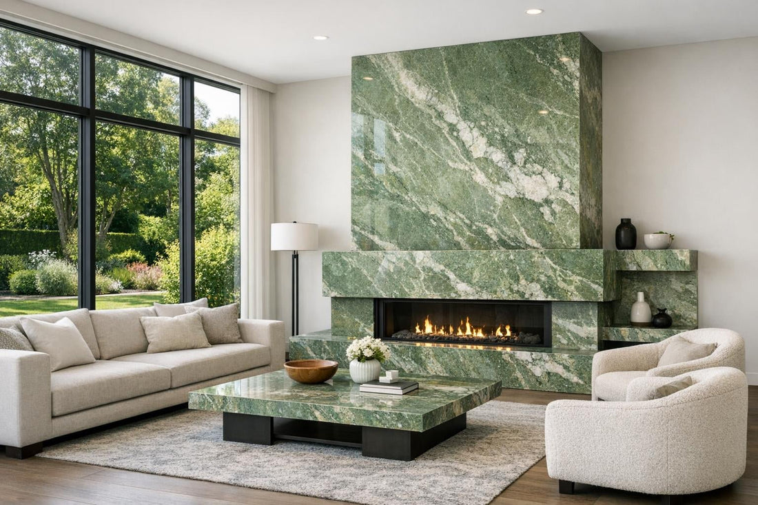 Verdant Harmony Tessa Quartz: Elevate Your Design Vision - Zicana Boutique