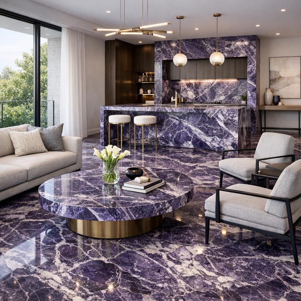 Violet Savoie Marble: Elevate Spaces with Zicana Boutique - Zicana Boutique