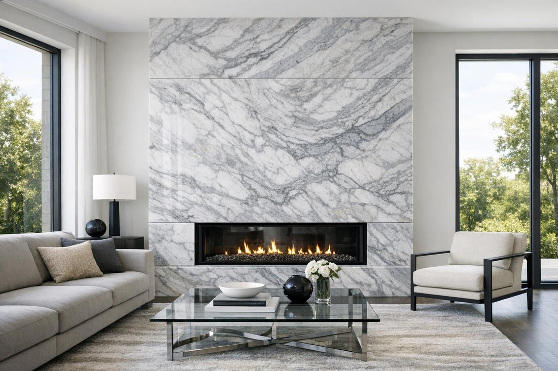 White Cloud Quartzite: Zicana Boutique's Architectural Elegance - Zicana Boutique