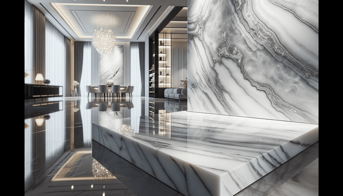 White Crystal Diamond Quartzite: Price Insights for Luxe Interior Design - Z Boutique by Marble Couture