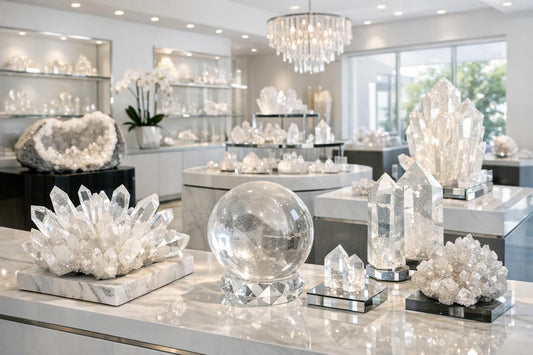 White Crystal Gemstone Beauty and Insights at Zicana Boutique - Zicana Boutique