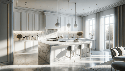 White Diamond Silestone Elegance for Luxurious Interior Surfaces - Zicana Boutique