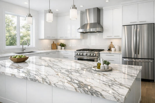 White Fusion Vicostone: Elevate Designs with Timeless Elegance - Zicana Boutique