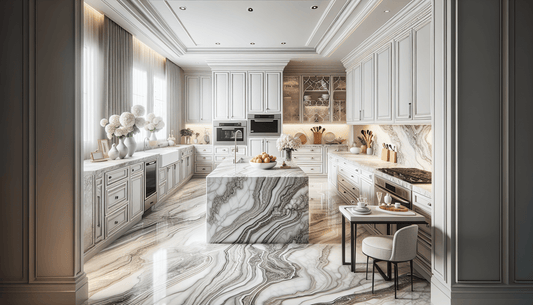 White Granite Slabs: Elevate Luxury Living with Zicana Boutique - Z Boutique by Marble Couture