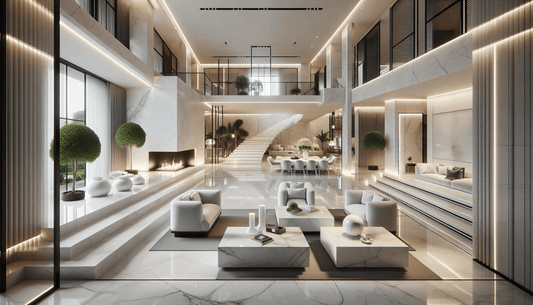 White Granite Stones: Elevate Luxury Interiors and Architectural Design - Z Boutique by Marble Couture