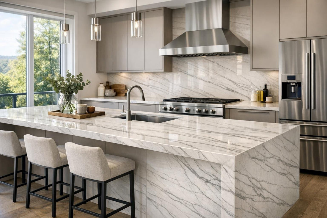 White Macaubas Infinity: Elevate Your Space with Timeless Elegance - Zicana Boutique