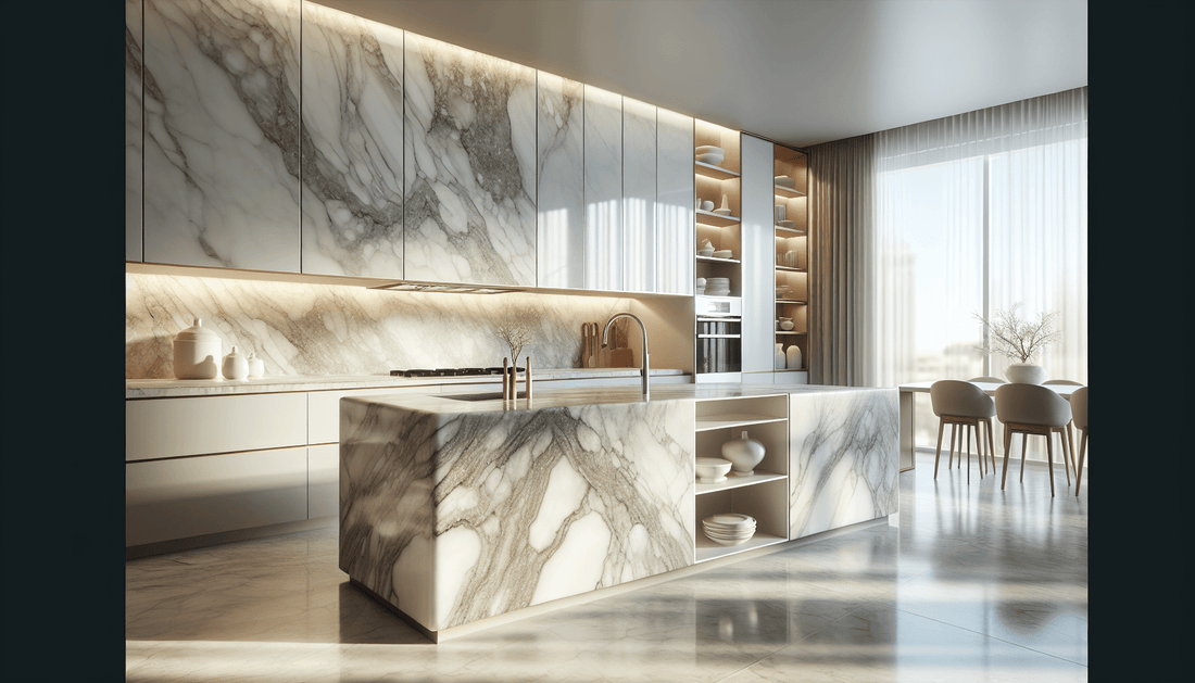 White Rhino Countertop: Luxury Stone for Elegant, Timeless Designs - Zicana Boutique