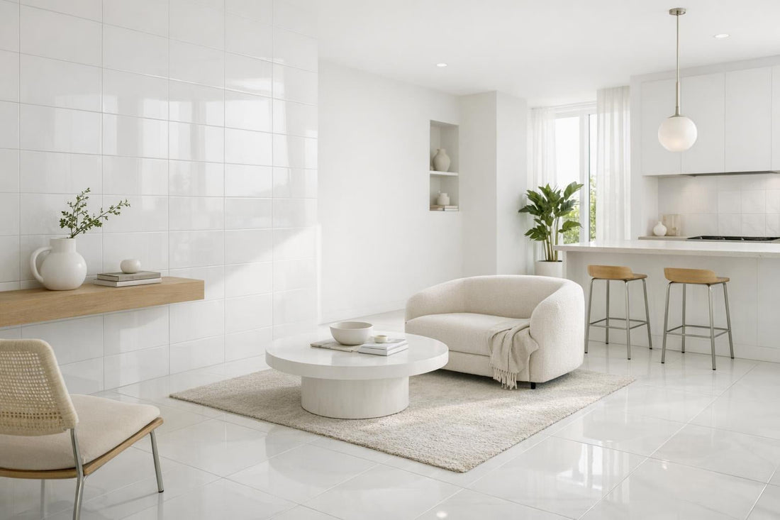 White Tiles: Elevate Interiors with Elegant Design Solutions - Zicana Boutique