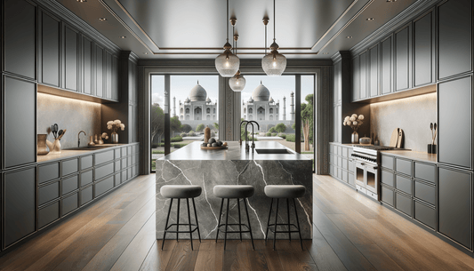Why Taj Mahal Quartzite Grey Elevates Signature Luxury Spaces - Zicana Boutique