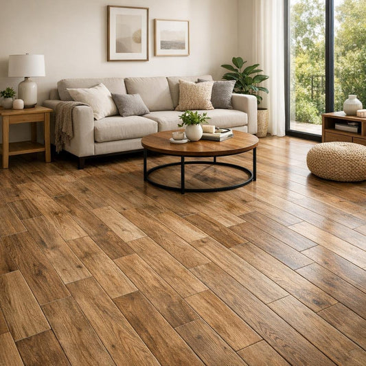 Wood-Look Ceramic Flooring: Stylish Solutions for Every Home - Zicana Boutique