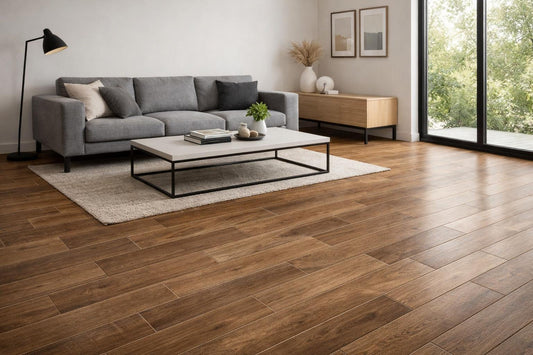 Wood-Look Tile Floors: Stylish Solutions for Modern Spaces - Zicana Boutique