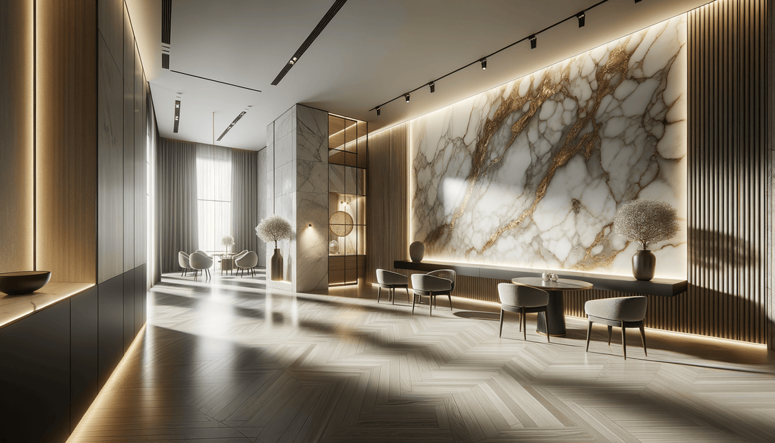 Z-Boutique Bookmatch Planning for Elegant Stone Design Solutions - Zicana Boutique