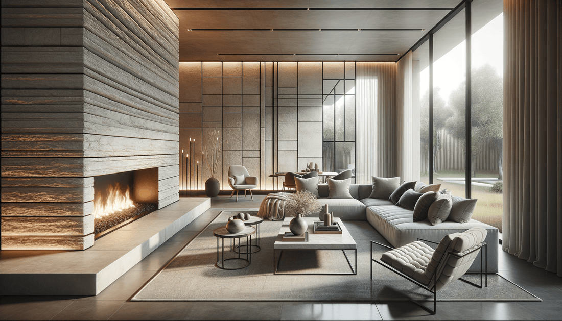 Z-Boutique Inspiration: Elevate Living Room with Stone Design - Zicana Boutique