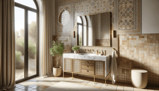 Zellige Tile with Taj Mahal Quartzite Design Ideas - Zicana Boutique