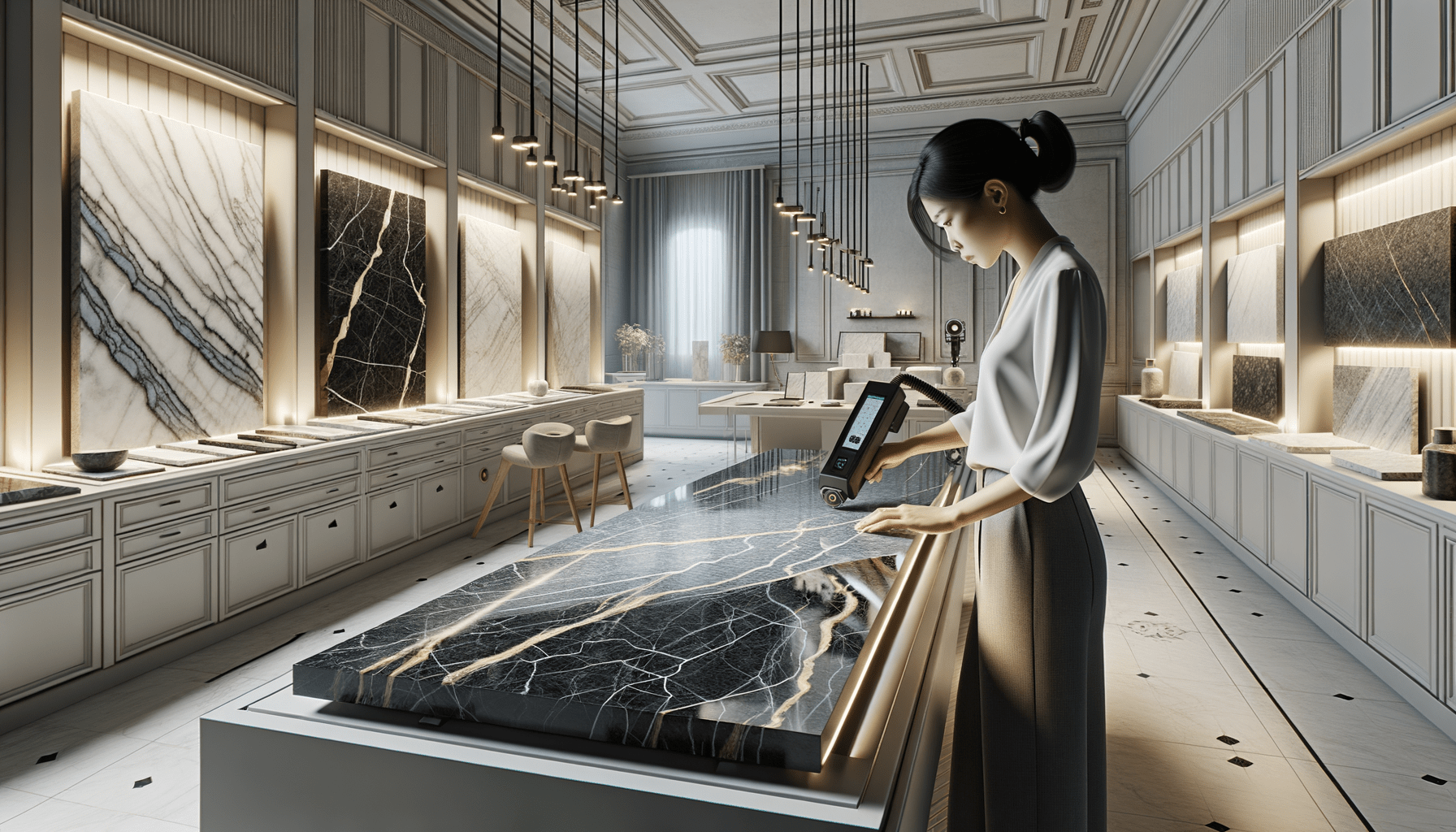 Zicana Boutique digital templating services for flawless stone design