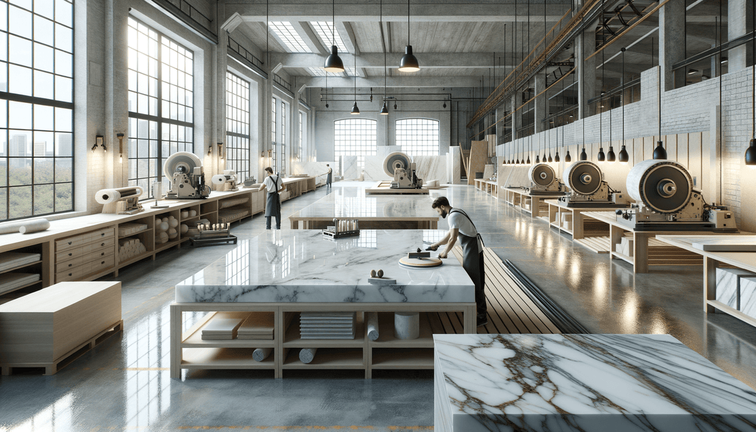 Zicana Boutique in House Fabrication Shop for Custom Stone - Zicana Boutique