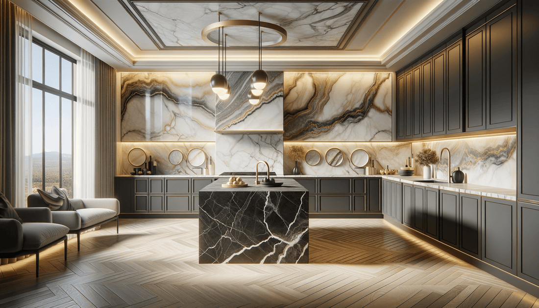Zicana Boutique Marble Backsplashes Elevate Luxury Design Spaces - Zicana Boutique