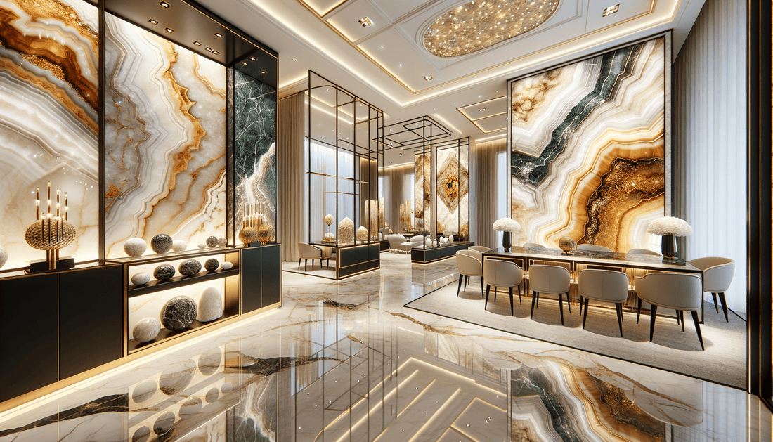 Zicana Boutique Onyx Walls Elevate Luxe Interior Design Spaces - Zicana Boutique